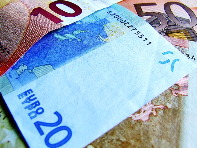 eurové bankovky